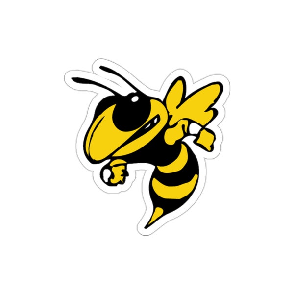 Yellow Jacket Die-Cut Stickers