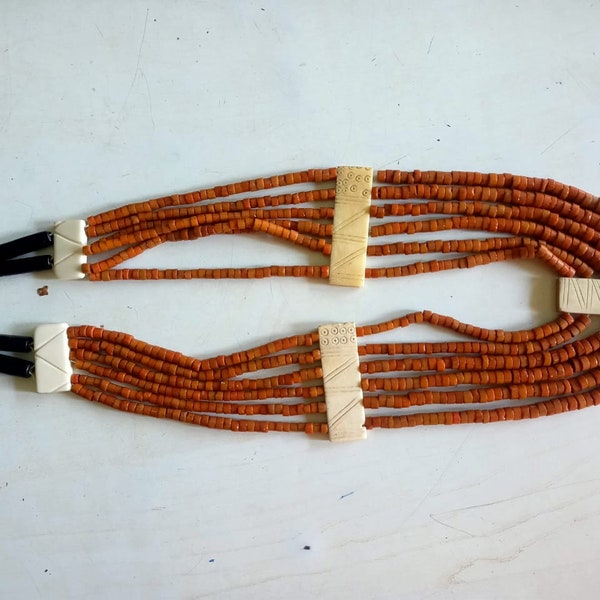 Konyak Naga handmade jewelry made with beads