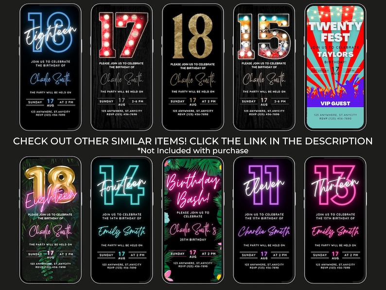 Números De Marquesina Iluminados Para Decoración De Cumpleaños Número 15 Para Niñas Y Niños