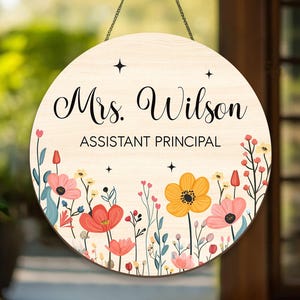 Classroom Door Decor, Office Door Decor Sign, Welcome To Our Classroom Sign, Guidance Counselor Door Sign, Assistant Principal Door Decor