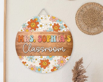 Classroom Door Hanger, Ocean Sea Classroom Door Hanger, Teacher Door Hanger, Classroom Decor, Back to School Gift, Personalized Teacher Gift