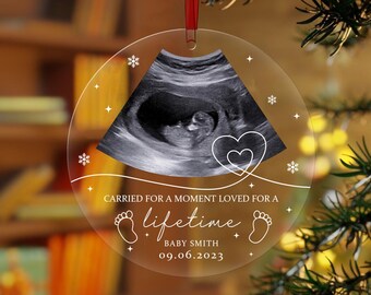 Memorial Ornament, Baby Loss Ornament, Miscarriage Ornament, Infant Loss Gift,Memory Gift,Sympathy Gift,Miscarriage Gift,Ultrasound Ornament
