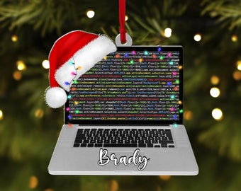 Computer Programmer Christmas 2D Ornament, Gift For Computer Programmer, Christmas 2023 Gift For Coder Manager, Christmas Tree Decorations