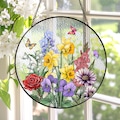 Custom Family Birth Flowers Glass Suncatcher, Custom Mom's Garden Gift,Flower Glass Art,Birth Flower Gift For Nana,Mother's Day Gift For Mom product logo