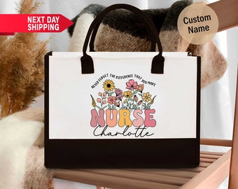 Nurse Tote Bag, Custom RN Gifts, Nurse Gifts, LPN Gift, Nurse Appreciation Gift, Nursing Tote, Gift for Nurse, Nurse Life Bag, Nurse Gift