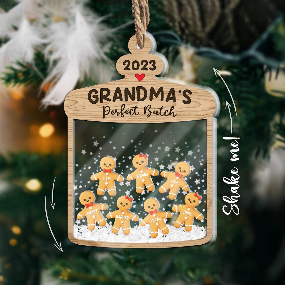 Personalized Grandma Christmas Ornament, Grandma's Perfect Batch