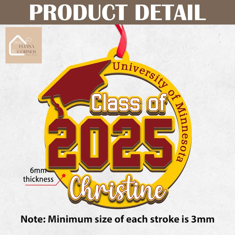 Personalized Senior 2026 Ornament Class of 2026 High School Student ...