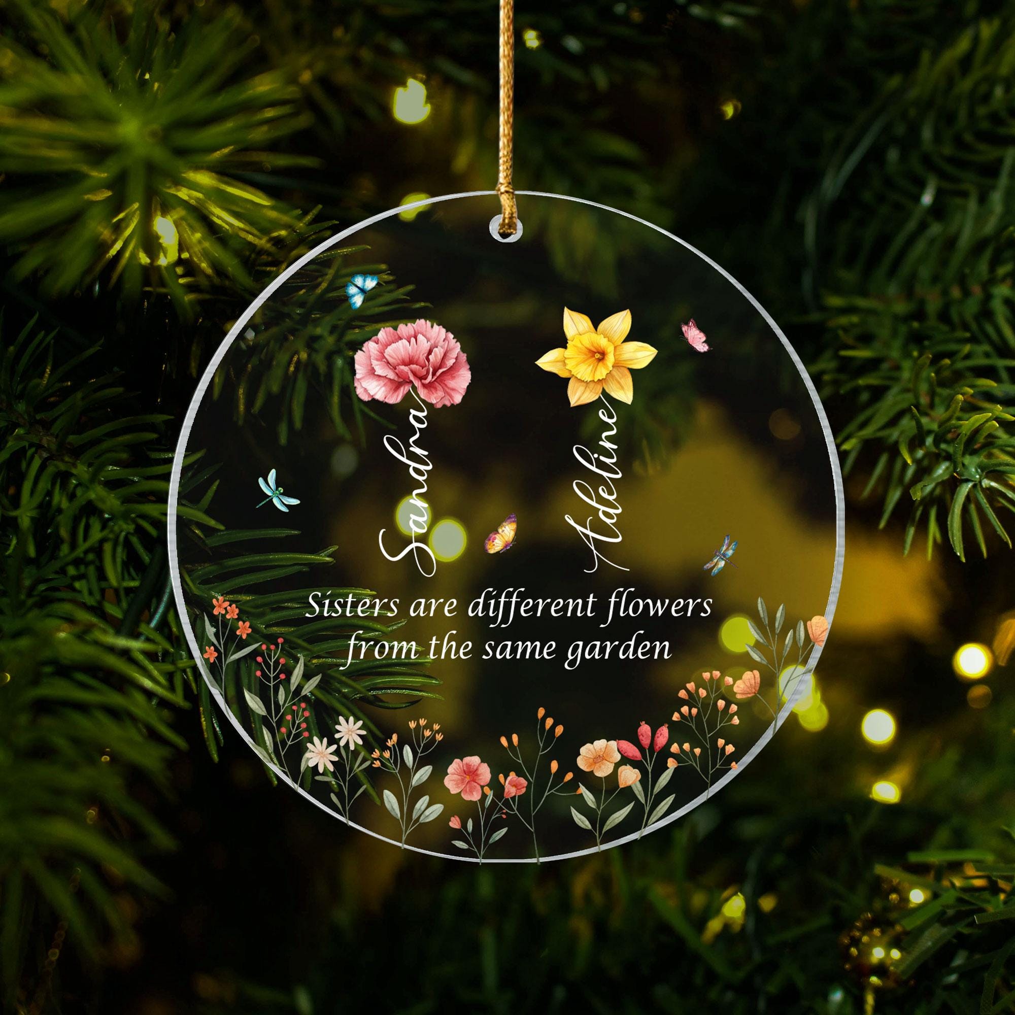 Sisters Are Different Flower From the Same Garden Ornament, Sister ...