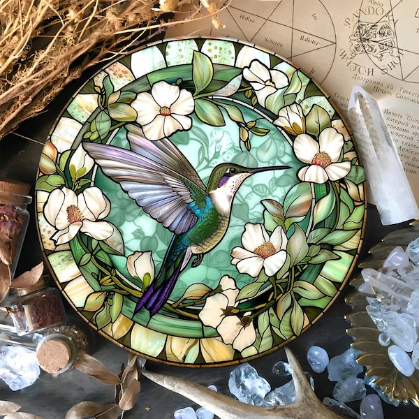 Hummingbird Door Sign, Blue Hummingbird Sign, Front Door Decor, 81st Birthday Gift, Gift For Mom,Mothers Day Gift,Bird Wreath Embellishments