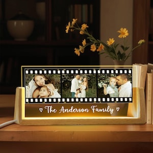 Personalized Gift for Mom, Custom Photo Collage Family Night Light, Birthday Gifts for Mother, Gift for Family,Mother&#39;s Day Gift For Grandma