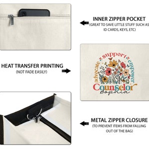 "I Became A Counselor For The Money And Fame" Tote Bag - Funny Counselor Appreciation Gift