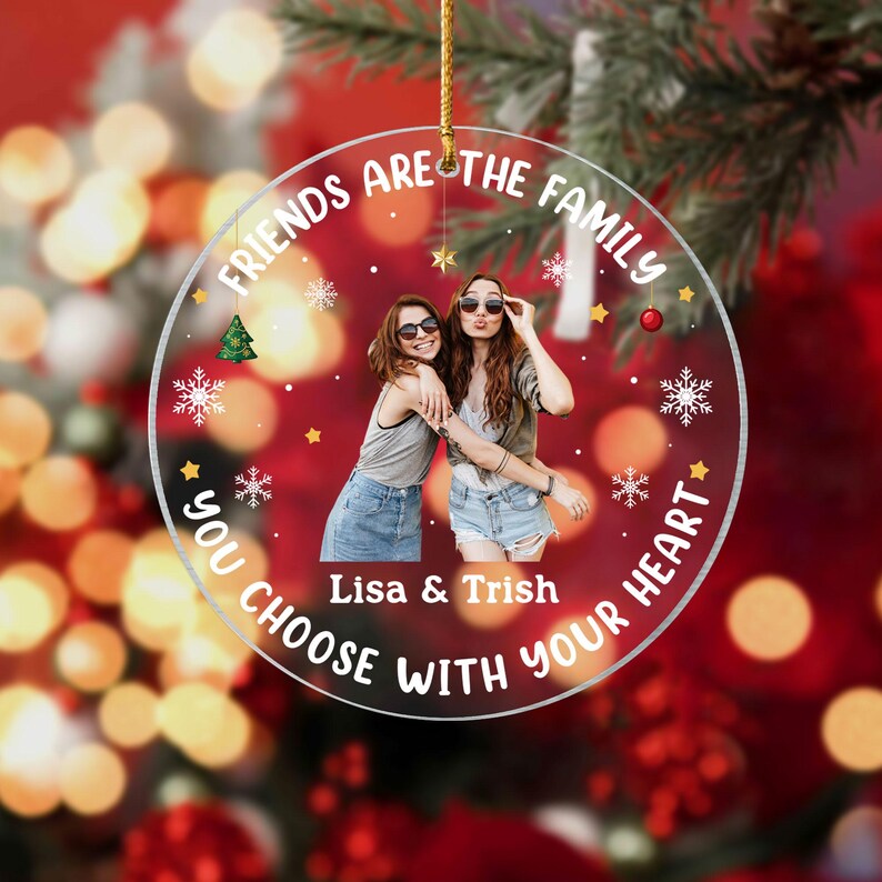 Best Friend Christmas Gift, Bestie Ornament 2024, Best Friend Ornament