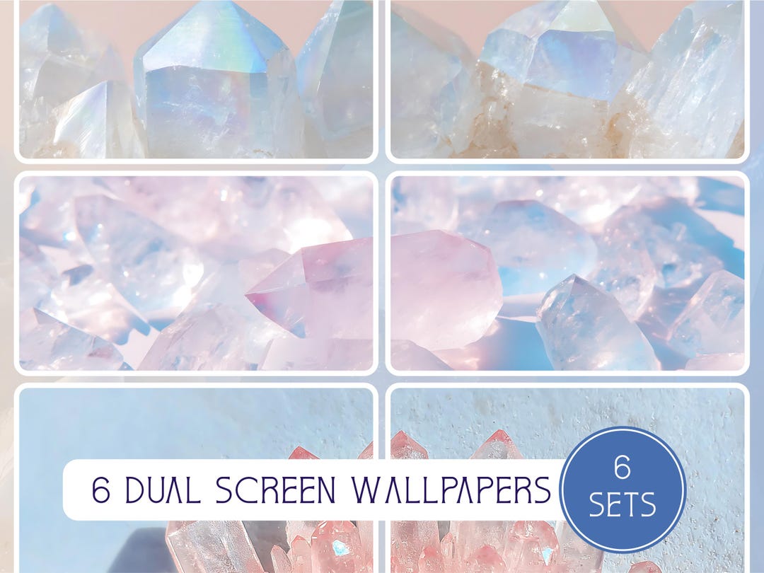Click Crystal Loading Screen Stardust Crystal Dual Screen Collection, 6 Sets, 6 Super Ultrawide ...