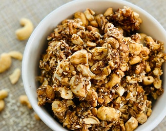 Sesame and Coconut Cashew Clusters