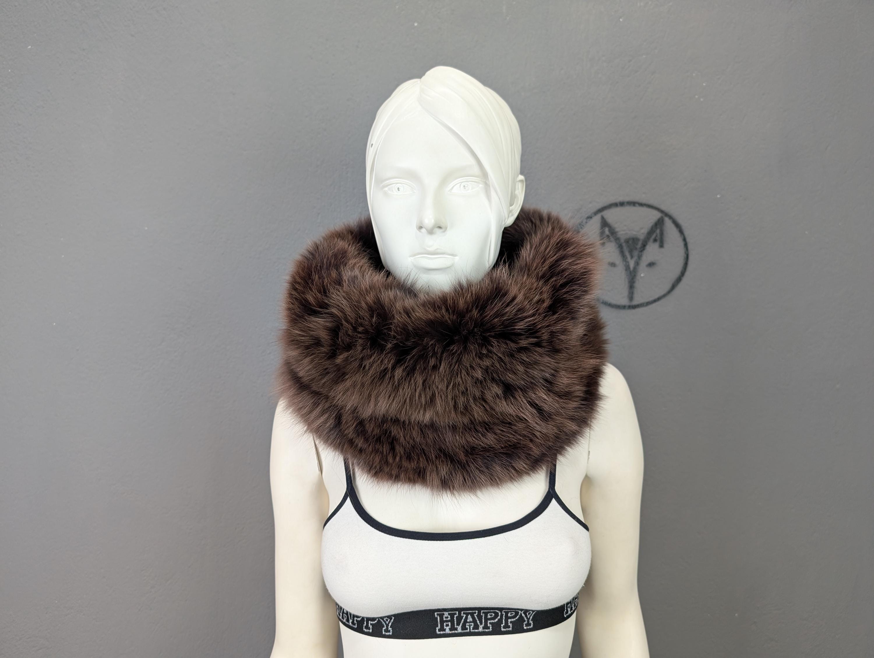 Écharpe En Fausse Fourrure Pour Femme De 180 Cm De Long