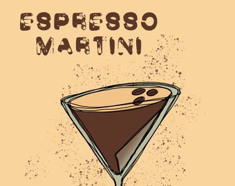 Espresso Martini Digital Print