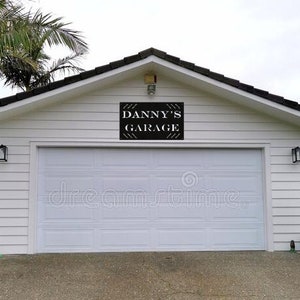 Personalized Metal Garage Sign 17&quot; x 29&quot;