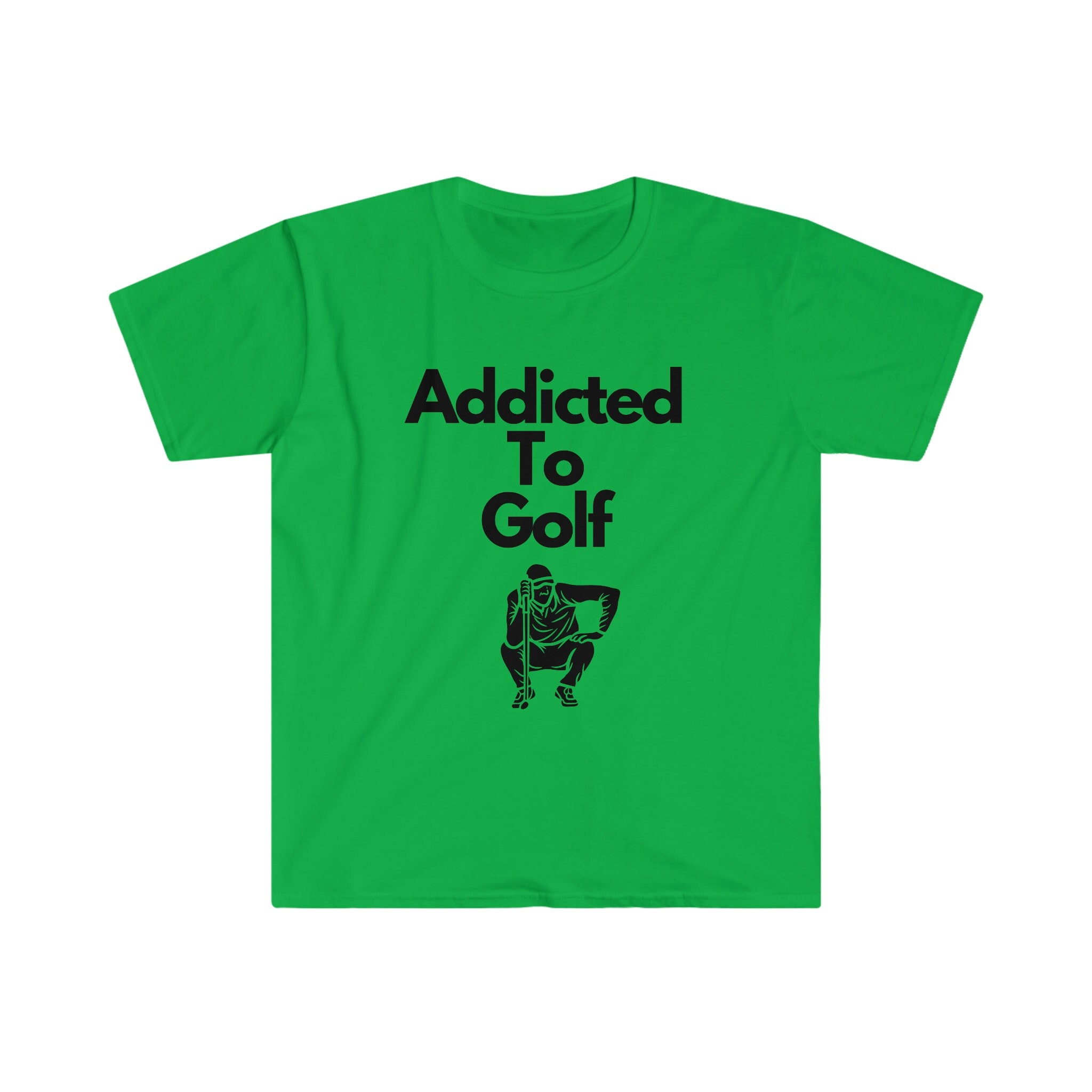 Addicted to Golf Men's Golf Tshirt, Funny Golf Tshirt, Golf Gift for