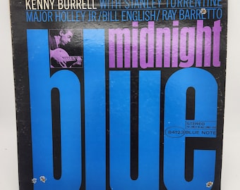 Kenny Burrell; Midnight Blue; Blue Note; Van Gelder; Liberty-era LP