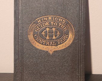 Hinrich's Guide Central Park - Oscar Hinrichs (1875)