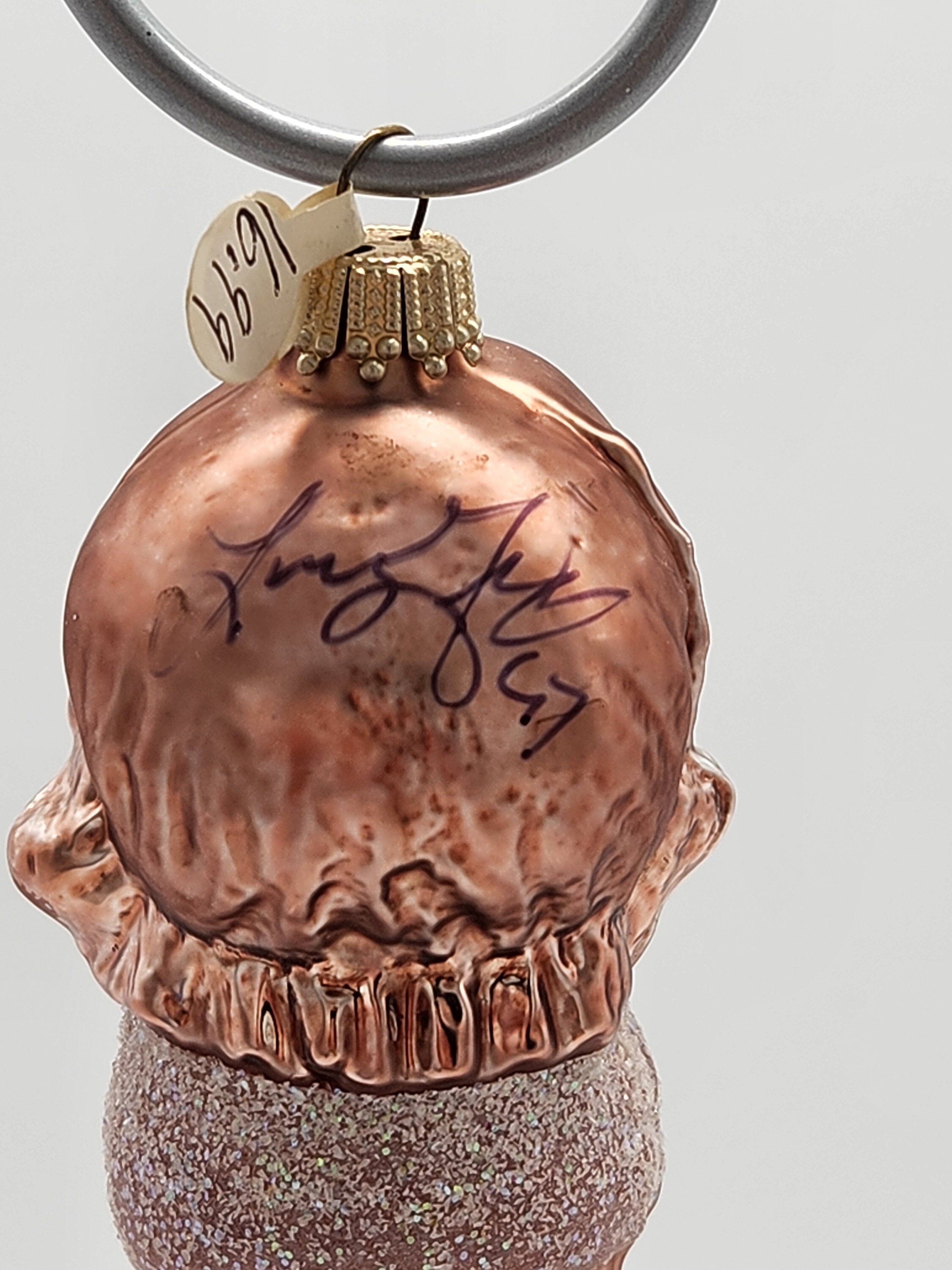 Signed Larry Fraga Old Lady Ornament Etsy