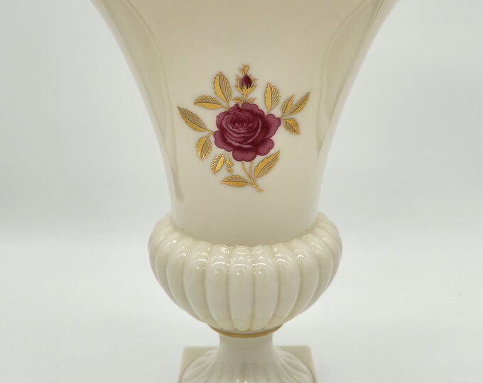 Lenox Vase With Rose and Gold Detail - Etsy