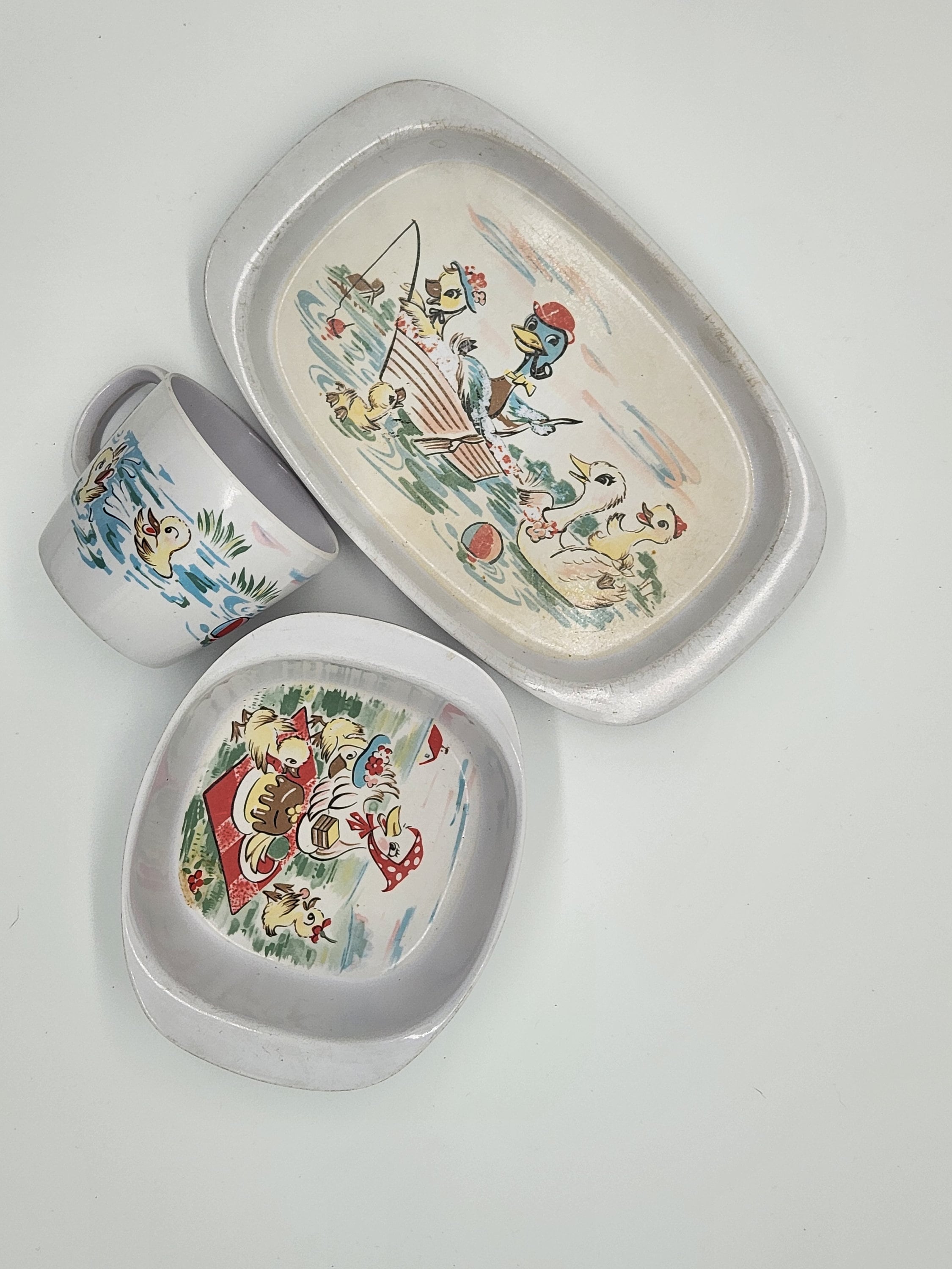 Melamine Childs Set Etsy Canada
