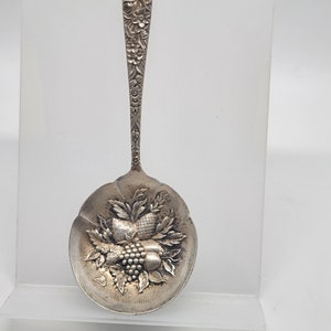S. Kirk & Son Repousse Sterling Silver Bon Bon Spoon &quot;