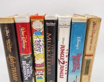 7 Walt Disney VHS Tapes