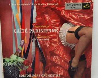 Offenbach Gaite Parisienne /La Boutique Fantasque Boston Pops Fiedler LP