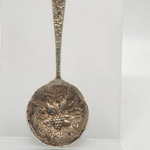 S. Kirk & Son Repousse Sterling Silver Bon Bon Spoon &quot;