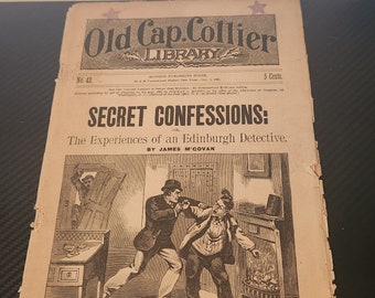 Old Cap Collier Library Secret Confessions or the Experiences of an Edinburgh Detective by James M'Covan No 42 Oct 1 1883