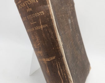 Anatomy For Art Students By Arthur Thomson Second Edition Oxford Press 1899