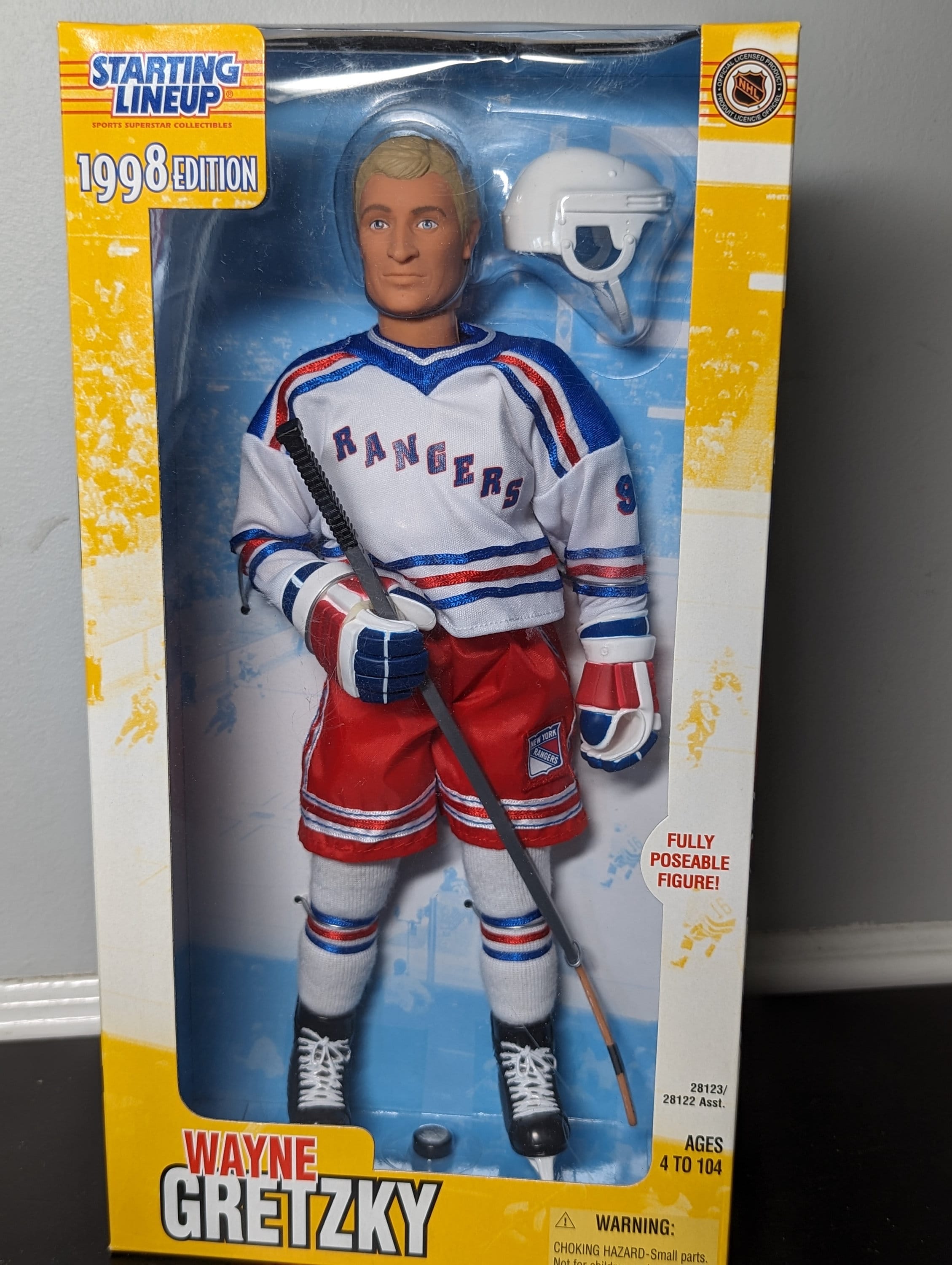 New York Rangers Mike Richter NHL HOCKEY VINTAGE NHL HEADLINERS Mini  Figure!