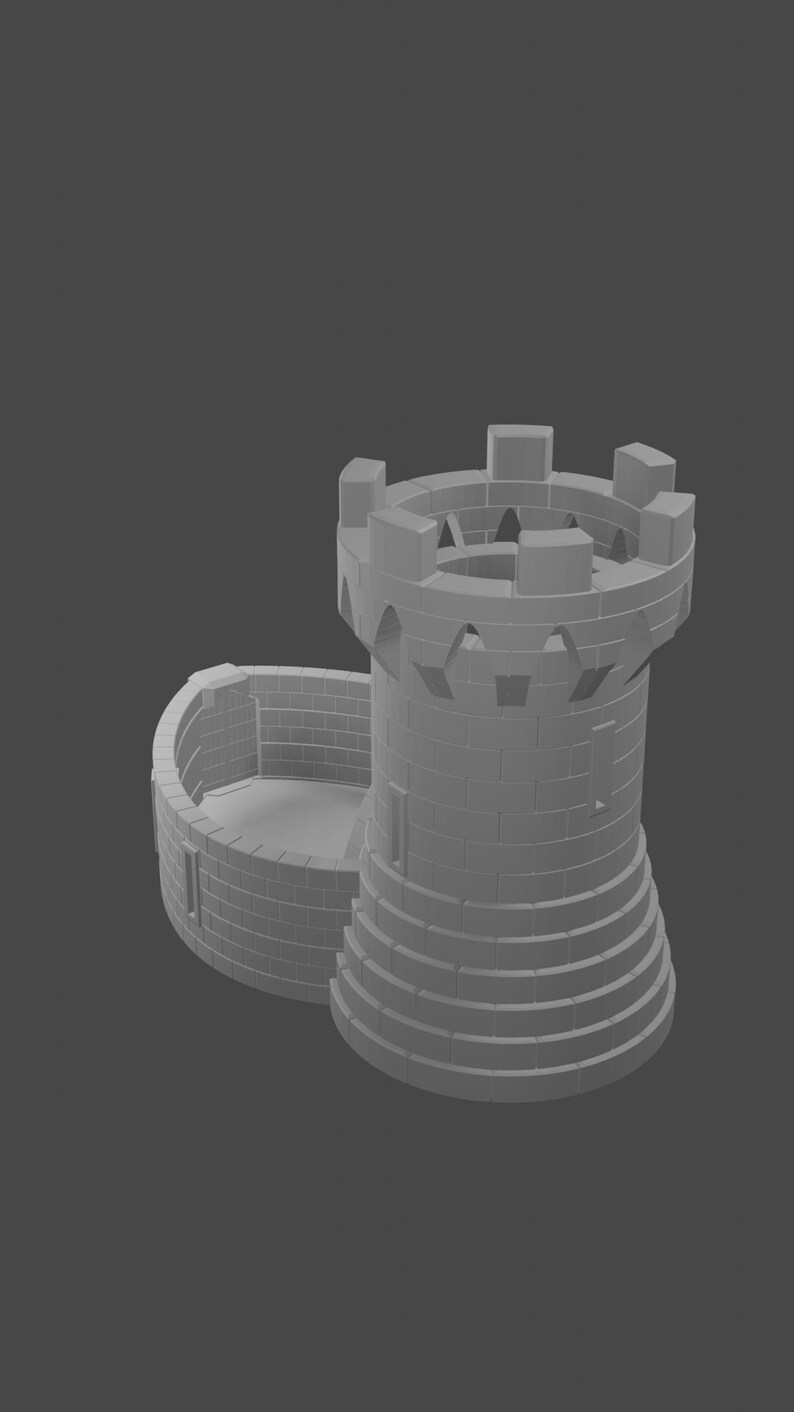 Dice Tower STL File Etsy