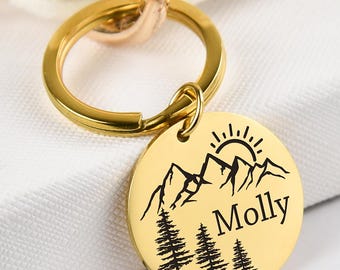 Engraved Pet ID Tag,Custom Dog ID Tag, Double-Sided Engraved Dog Tag, Pet Name Tag for Dogs & Cats, Personalized Pet Collar Tag with Name