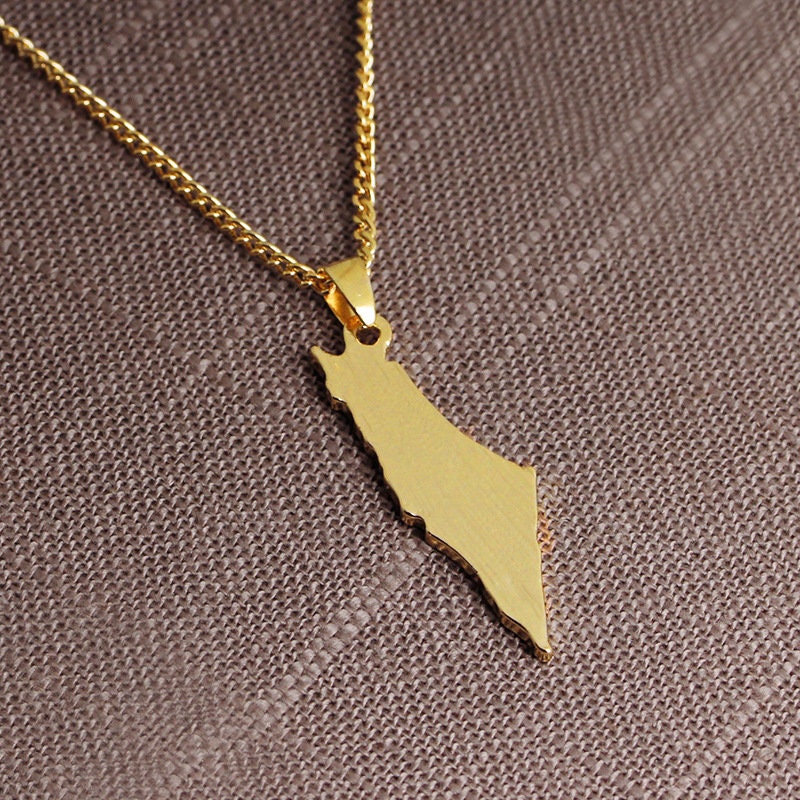 Custom Map Necklace gold Map Necklace - Il Fullxfull.5566588983 Glos
