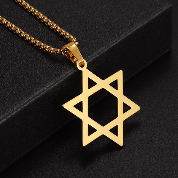 Star Of David Necklace • Star Of David Pendant • Magen David Necklace • Magen David Charm • Star Of David Necklace Men • Gift From Israel