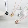 Urn Necklace - Mini Heart Urn Pendant Necklace Custom Engraved - Pet Cremation Jewelry - Memorial Jewelry Urn For Dog Ashes Pet Loss Gift