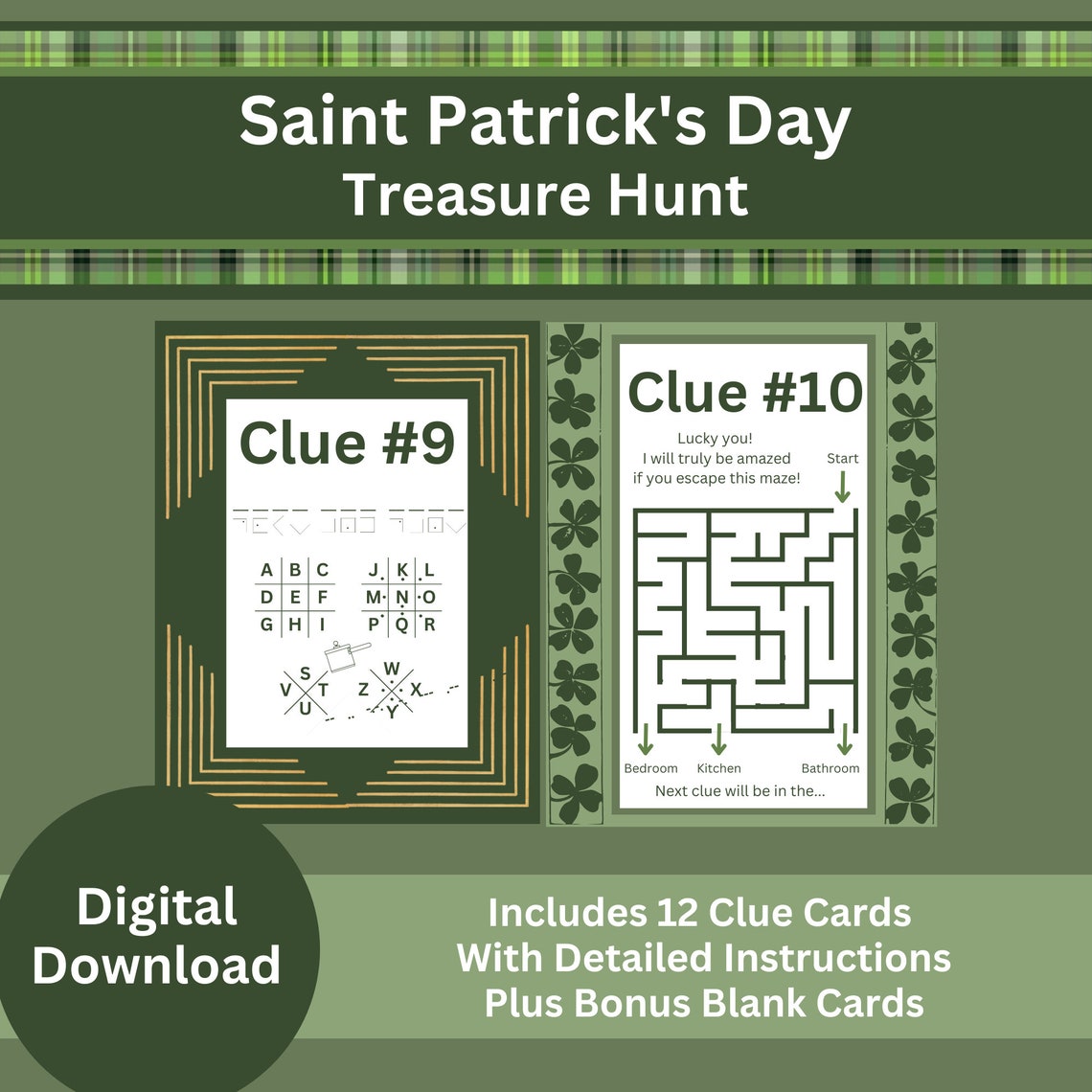 St. Patrick's Day Treasure Hunt | St. Patrick's Activity for Kids ...