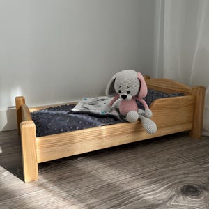 Cozy Doll Bedding Set, Miniature Doll Furniture