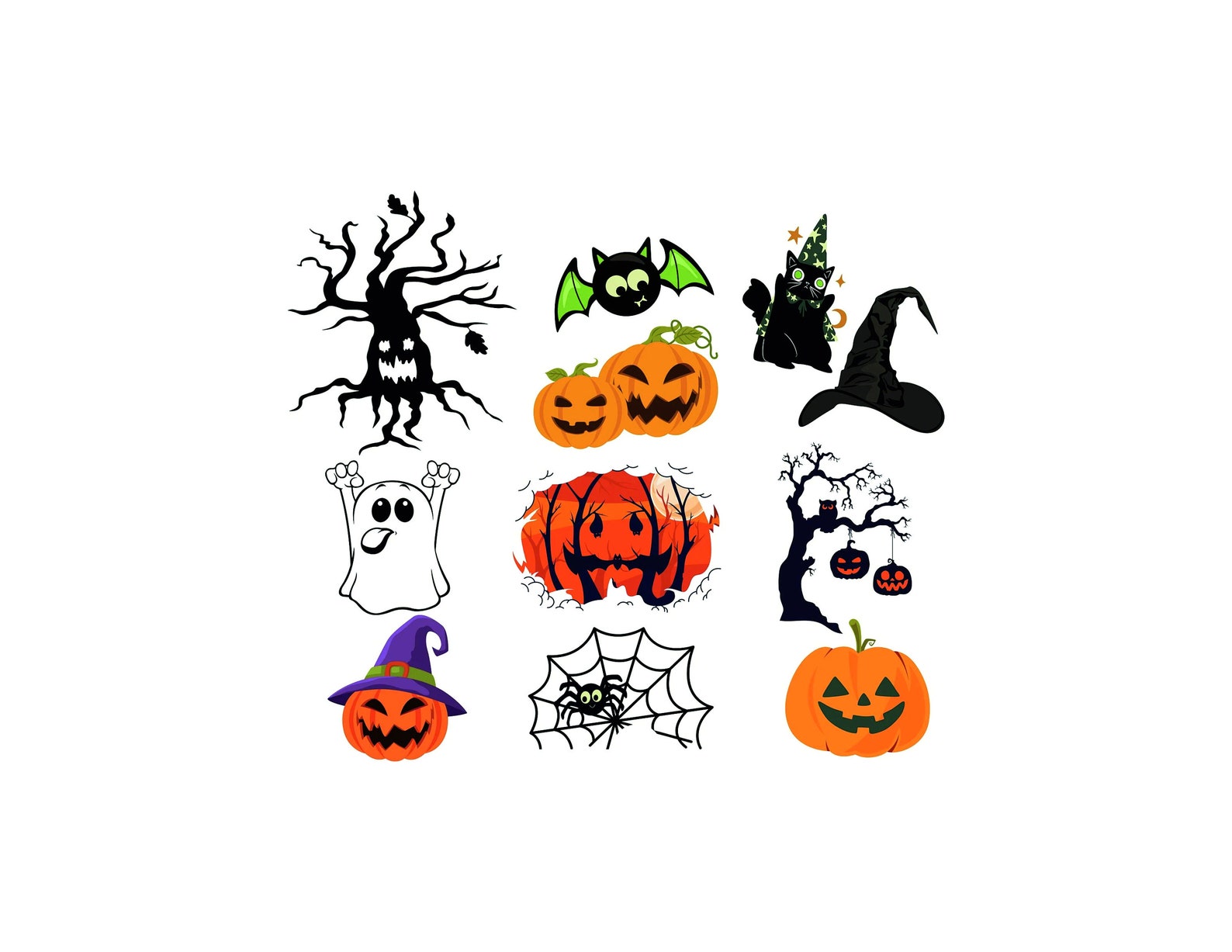 Halloween SVG | Halloween Printable Clipart | Instant Download Vector ...
