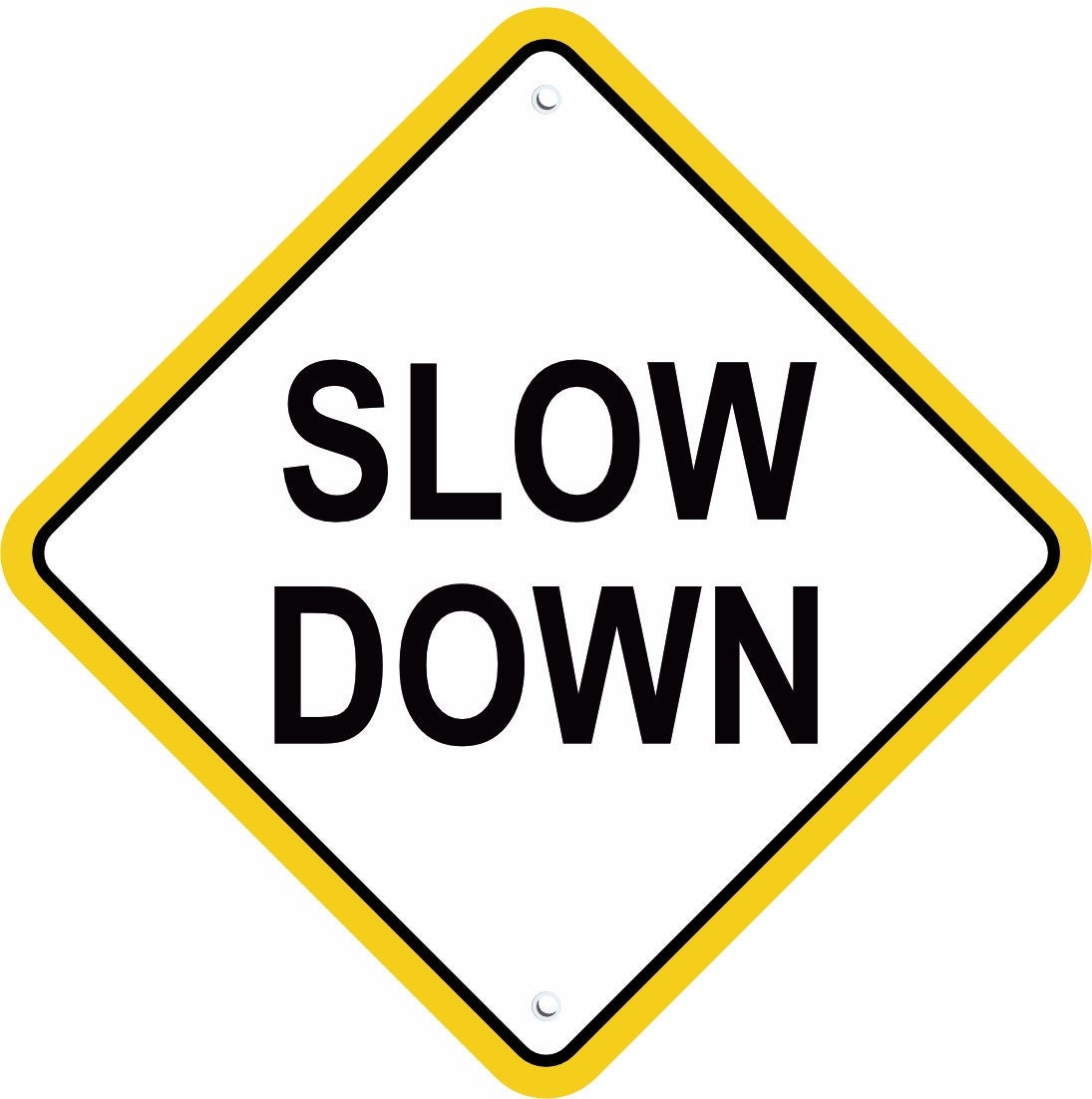 Slow Down Road Signs SVG Bundle
