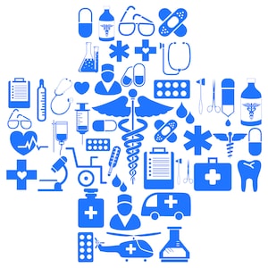 Medical SVG Clip Art Bundle Pack SVG PNG Pdf Cdr Instant Digital