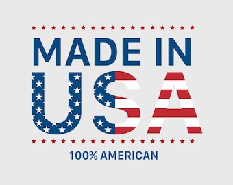 Made in USA Flag Design, Patriotic Digital File (svg, png, pdf)