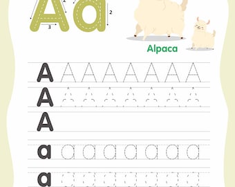 Alphabet Tracing Workbook: A to Z Letter Writing Practice (PDF)