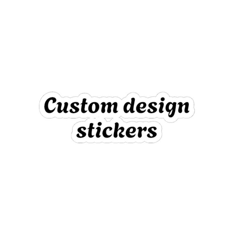 Scrut Sticker Custom Indoor Script Stickers | Kiss-cut Sticker - Etsy