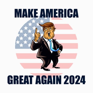 Trump 2024 SVG PNG Bundle: Patriotic Shirt Design (Digital Download)