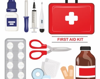 First Aid SVG: Emergency Medical Clipart (Digital Download)
