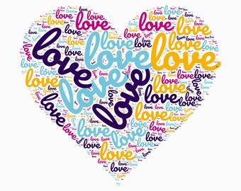 Heart SVG Bundle | Love Vector Art | Cricut Silhouette Cut Files | Sublimation Graphics | Instant Download